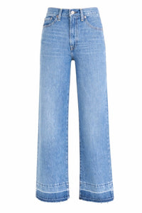 Afterglow Dusk Blue Raw Hem Jean