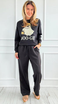 All Day Comfort Scuba Elastic Waist Pant- Black-100 Pants-Zenana-Coastal Bloom Boutique, find the trendiest versions of the popular styles and looks Located in Indialantic, FL