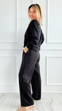 All Day Comfort Scuba Elastic Waist Pant- Black-100 Pants-Zenana-Coastal Bloom Boutique, find the trendiest versions of the popular styles and looks Located in Indialantic, FL