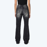 All Over Rhinestone Stacked Jeans-170 Bottoms-SMOKE RISE RED-Coastal Bloom Boutique, find the trendiest versions of the popular styles and looks Located in Indialantic, FL