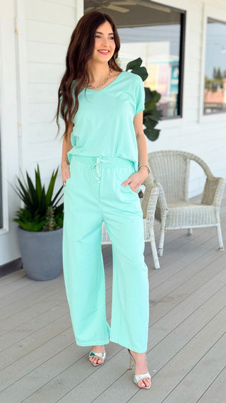 Alys Cotton Italian Top- Mint