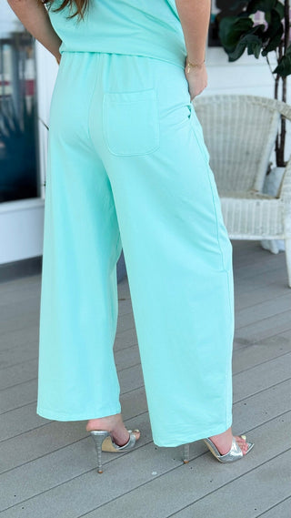 Alys French Terry Italian Pant- Mint