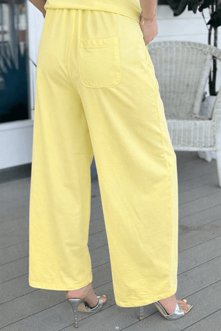 Alys French Terry Italian Pant- Yellow