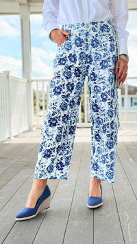 Amalfi Rose Twill Barrel Pant