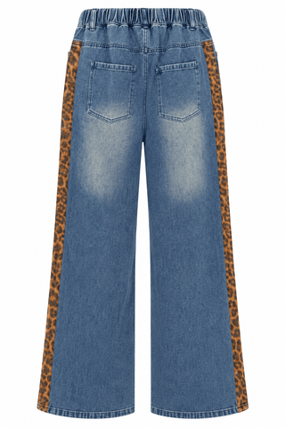 Animal Trim Wide Leg Pants