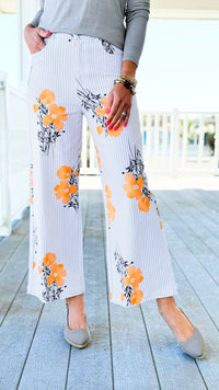 Apricot Garden Party Stripe Pant