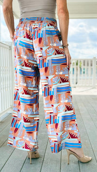 Artful Escape Pleated Palazzo Pants