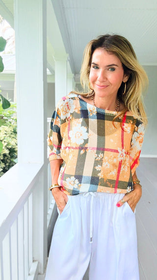 Autumn Bloom Italian St Tropez Knit