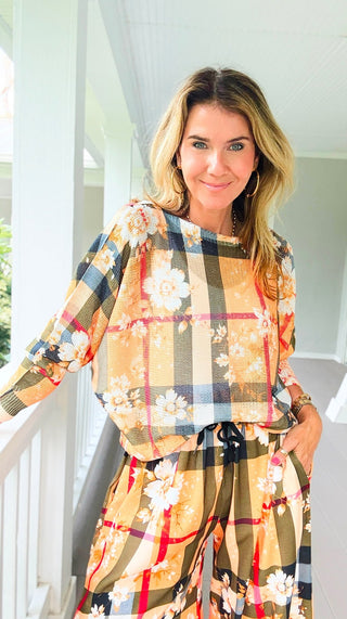Autumn Bloom Italian St Tropez Knit