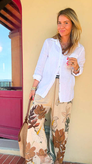 Autumn Botanica Lurex Italian Pants