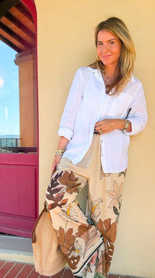 Autumn Botanica Lurex Italian Pants