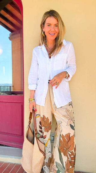Autumn Botanica Lurex Italian Pants