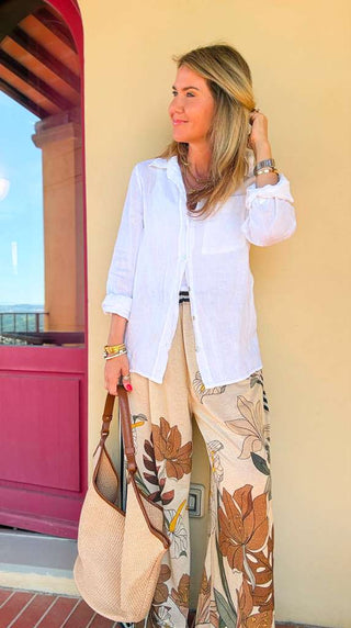 Autumn Botanica Lurex Italian Pants
