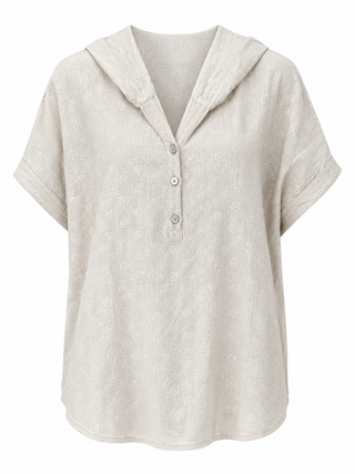 Seaside Stroll Hooded Italian Top