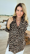 Bacall Leopard Italian Long Sleeve Top-110 Long Sleeve Tops-TATTOO Z-Coastal Bloom Boutique, find the trendiest versions of the popular styles and looks Located in Indialantic, FL