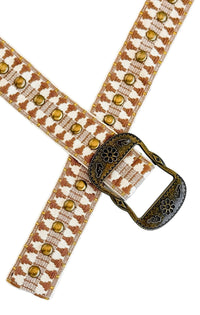 Baja Breeze Studded Woven Belt - Cocoa-260 Other Accessories-POL-Coastal Bloom Boutique, find the trendiest versions of the popular styles and looks Located in Indialantic, FL