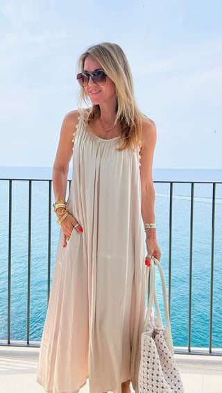 Barefoot in Capri Italian Maxi Dress