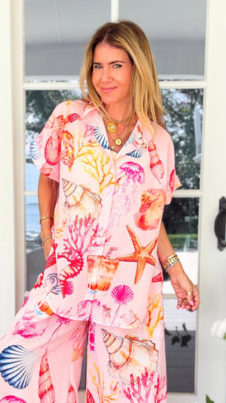 Beach Life Italian Blouse