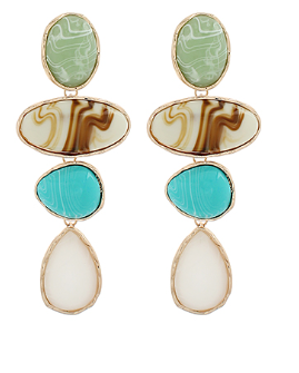 Whispers of Earth Drop Earrings-230 Jewelry-GS JEWELRY-Coastal Bloom Boutique, find the trendiest versions of the popular styles and looks Located in Indialantic, FL