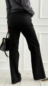 Black Bedazzled Denim Pants-100 Pants-SASU UNICORN-Coastal Bloom Boutique, find the trendiest versions of the popular styles and looks Located in Indialantic, FL