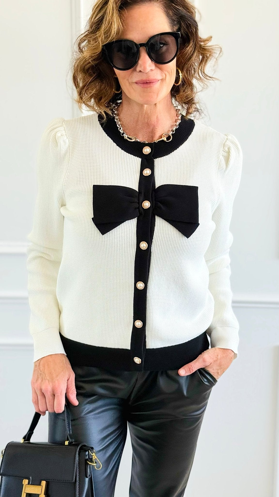 Black Tie Event Cardigan-150 Cardigans/Layers-Fate BY LFD-Coastal Bloom Boutique, find the trendiest versions of the popular styles and looks Located in Indialantic, FL