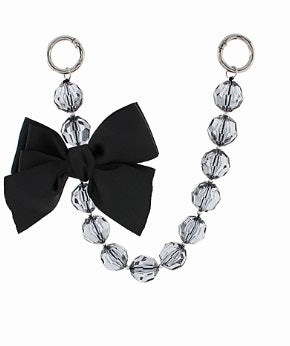 Twilight Waltz Bow Charm - Black-230 Jewelry-GS JEWELRY-Coastal Bloom Boutique, find the trendiest versions of the popular styles and looks Located in Indialantic, FL