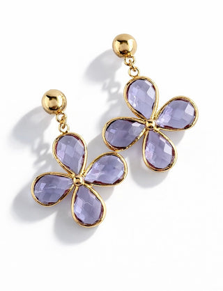 Bloom Drop Earring - Lavander