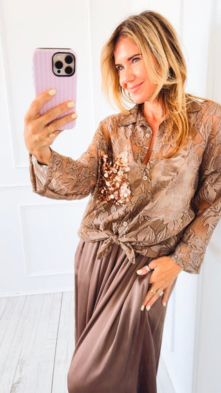 Bloom & Shine Italian Button Top