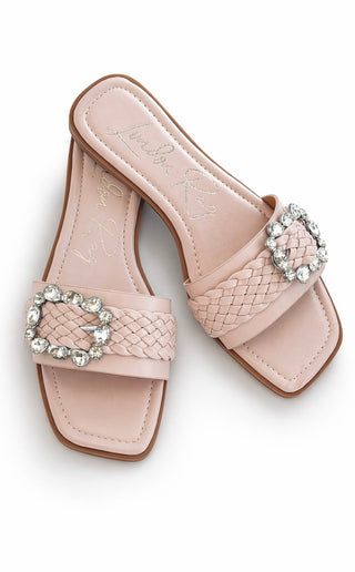 Blush Glow Slide Sandals