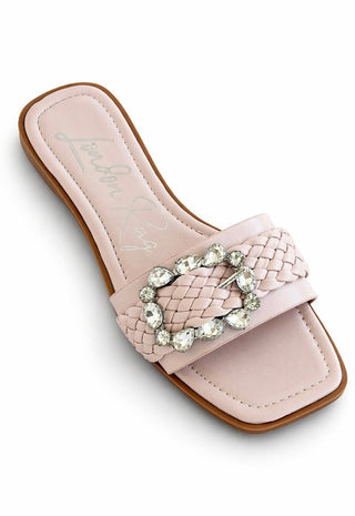 Blush Glow Slide Sandals