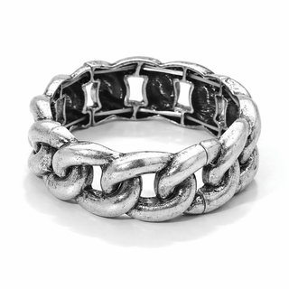 Boho Bold Chunky Chain Stretch Bracelet
