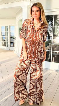 Boho Lace Illusion Italian Pant-100 Pants-Italianissimo-Coastal Bloom Boutique, find the trendiest versions of the popular styles and looks Located in Indialantic, FL