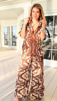 Boho Lace Illusion Italian Pant-100 Pants-Italianissimo-Coastal Bloom Boutique, find the trendiest versions of the popular styles and looks Located in Indialantic, FL