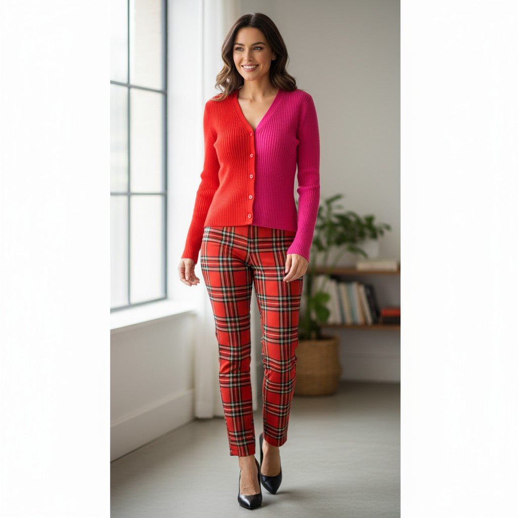 Bold Split Ribbed Knit Top-110 Long Sleeve Tops-Rousseau-Coastal Bloom Boutique, find the trendiest versions of the popular styles and looks Located in Indialantic, FL