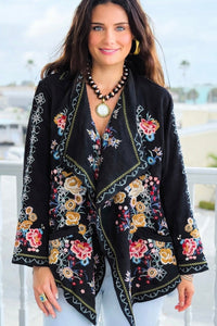 Botanical Muse Embroidered Jacket