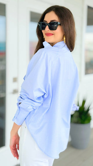 Bow Moment Button Italian Top
