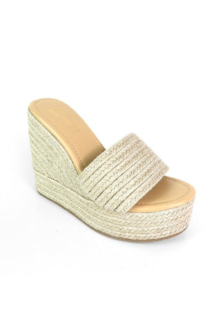 Braided Espadrille Wedge