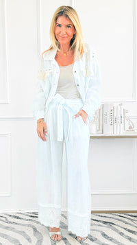 Breeze Tie Front Italian Palazzo