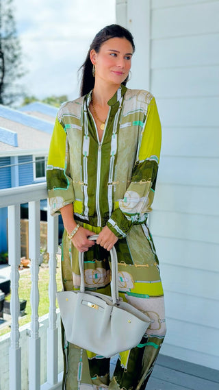 Bridle & Bit Italian Set- Green