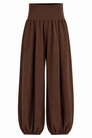 Contour Ease Scuba Balloon Pant - Brown