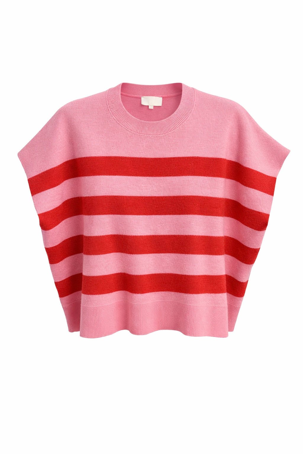 Bubblegum Sunset Stripe Knit Top
