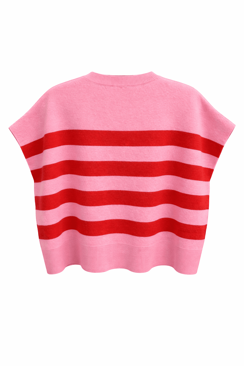 Bubblegum Sunset Stripe Knit Top