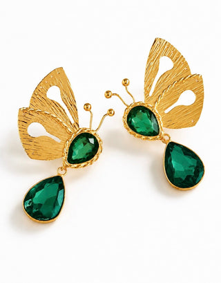 Butterfly Effect Earring - Emerald