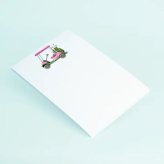 Watercolor Golf Cart Memo Notepad