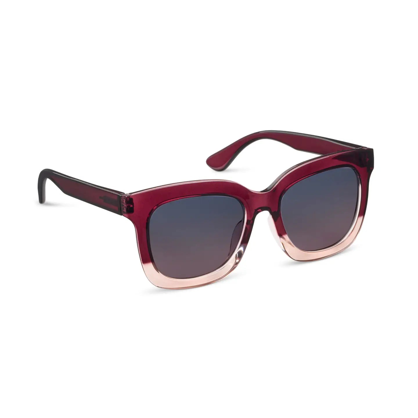 Cabana Oversized Sunglasses - Cherry/Blush - PEEPERS-260 Other Accessories-peepers-Coastal Bloom Boutique, find the trendiest versions of the popular styles and looks Located in Indialantic, FL