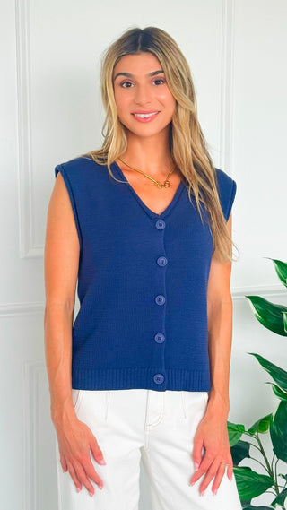 Calm Horizon Vest - Navy