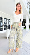 Camo Blush Utility Barrel Pant-170 Bottoms-ee:some-Coastal Bloom Boutique, find the trendiest versions of the popular styles and looks Located in Indialantic, FL