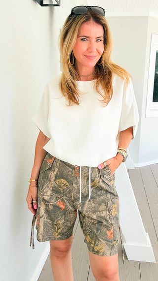 Camo Cargo Shorts