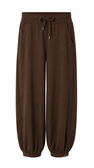 Cancelled Plans Italian Jogger Pant - Chocolate