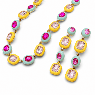 Candy Crystal Necklace Set